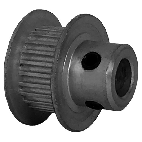 B&B Manufacturing 24-2P06-6FA3, Timing Pulley, Aluminum, Clear Anodized, 24-2P06-6FA3 - main